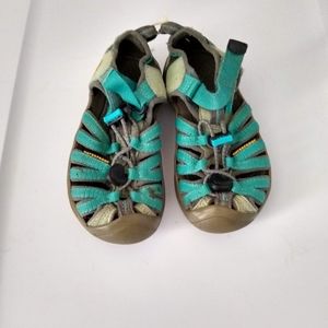 Keen Gray & Green Sandels 10